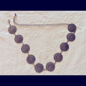 Silver Medallion Belt